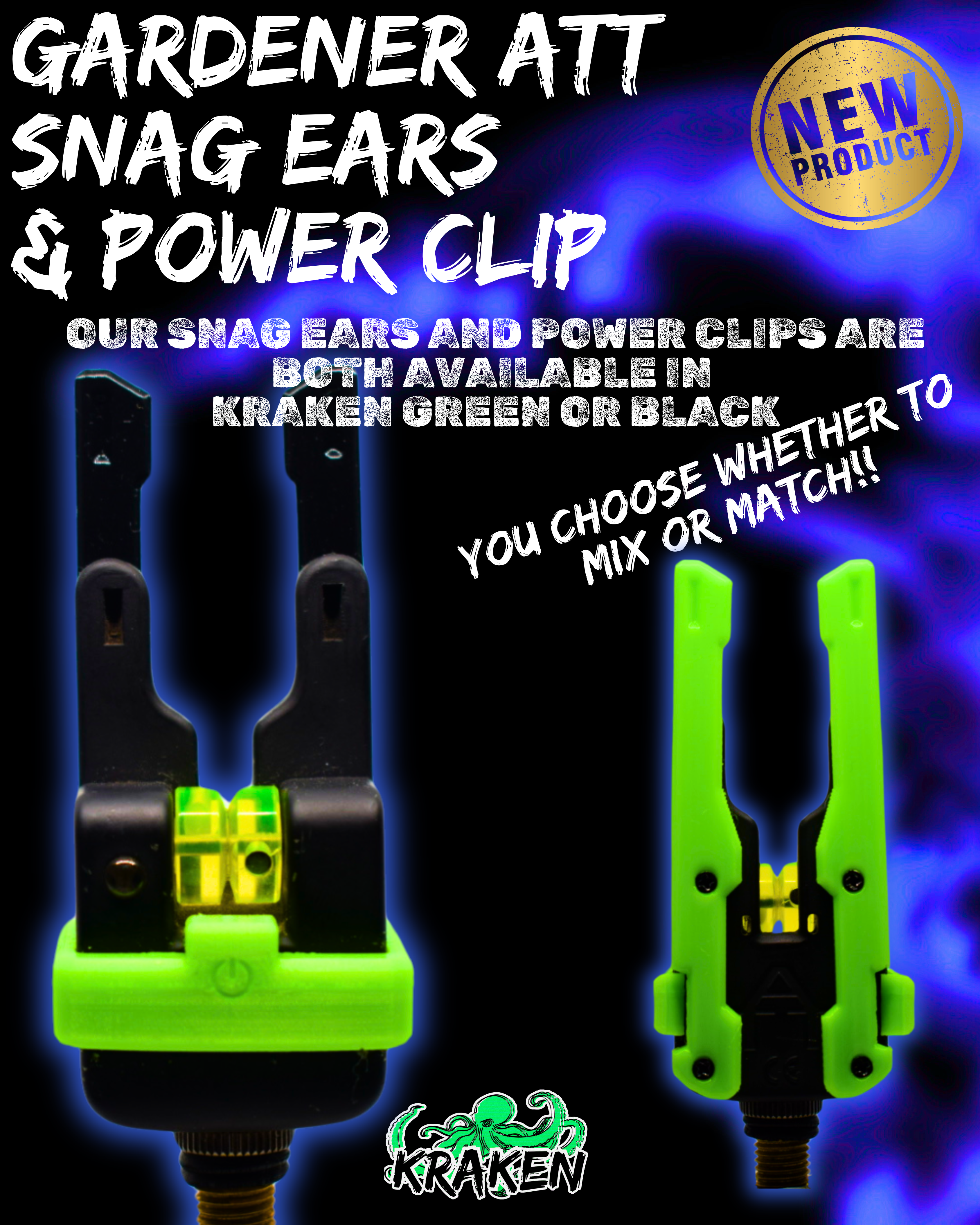 Gardner ATT Snag Ears and On/Off Magnet Power Clips